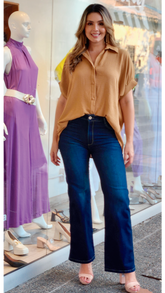 BLUSA AMANDA CAPRY CAMEL